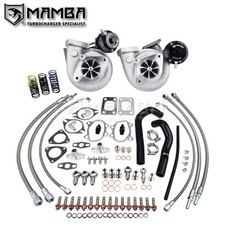 Mamba Bolt-on Ball Bearing Twin Turbo For Nissan 300zx Z32 Vg30dett Gtx2863r