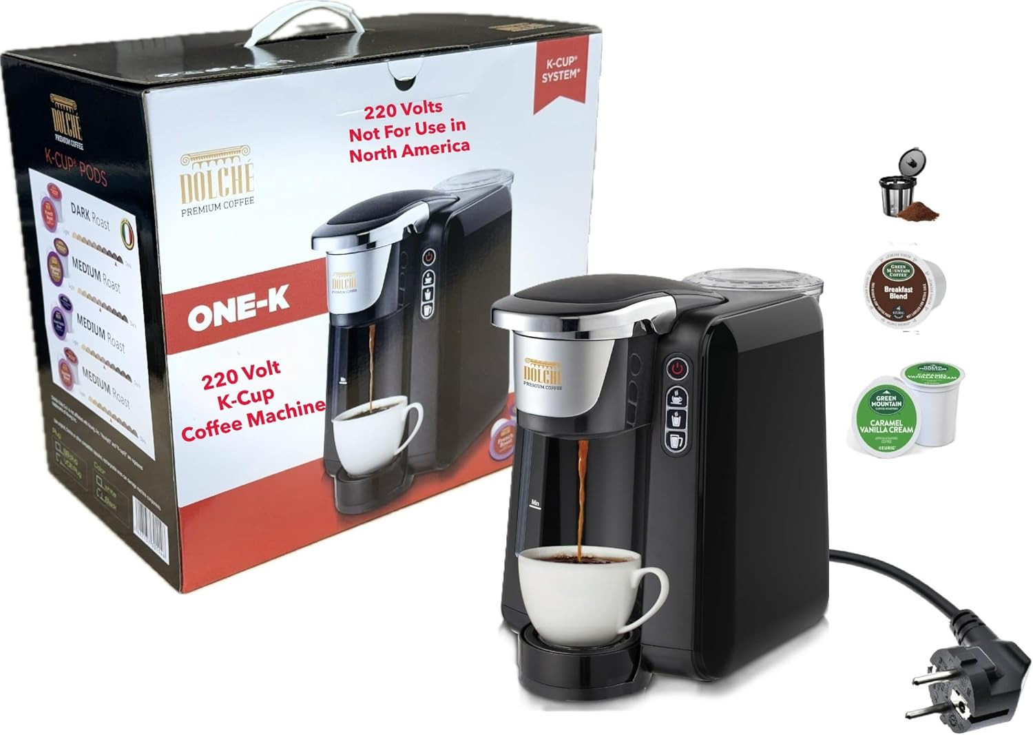 Compatible With Keurig K-cup Pods 220v 240 Volts 50