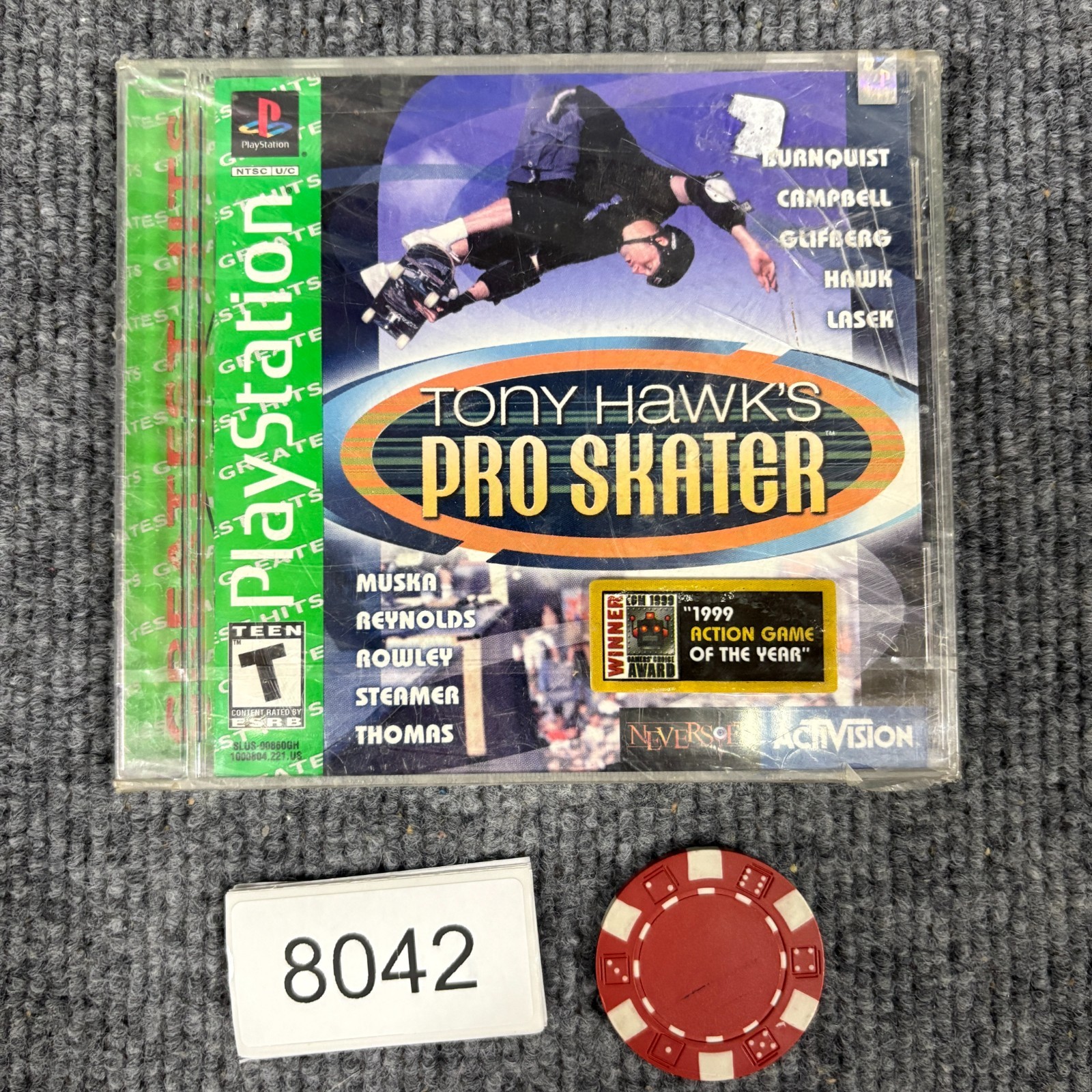 Tony Hawk Pro Skater Greatest Hits Playstation 1 PS1 w/ Manual CIB NEW Sealed