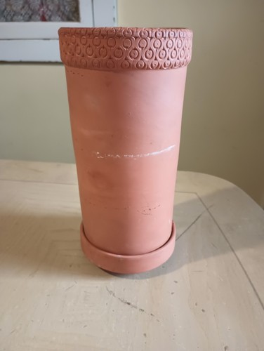 Vintage Clay Terracotta Planter Vase Earthenware Elongated Home Garden Plants - Picture 2 of 21