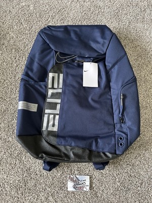 Authentic New Nike Elite Pro Hoops Backpack Navy Blue