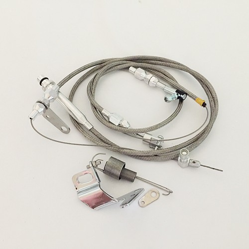 S/S Throttle and TH350 Kickdown Cable Kit eBay