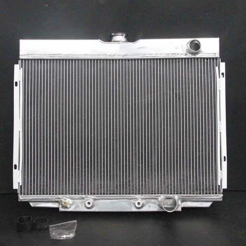 Fit FORD MUSTANG MERCURY COUGAR XR-7 V8 AT/MT 67-70 3 Row 338 Aluminum Radiator - Image 2 of 4