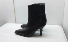Carlos by Santana Brown Leather Pull On Ankle Chelsea Boot Casual Women Shoes 7M