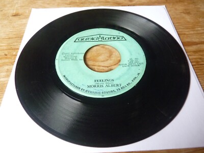 Morris Albert rare Jamaica press Latino 7'' Dime Feelings plays FAIR+/FAIR only