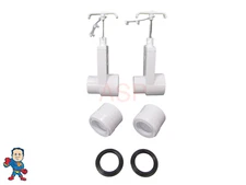 Set of (2) Hot Tub Spa Kit Slice Valve 1 1/2" & 1 1/2" Pump Union How to Video 