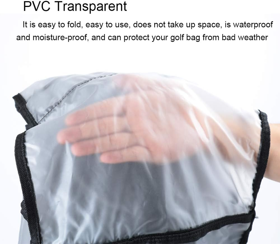 Golf Bag Rain Cover Waterproof PVC Golf Bag Rain Protection Cover with