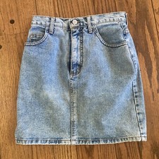 George Marciano for Guess Vintage Blue Jeans Denim high waist Skirt Size 27 26