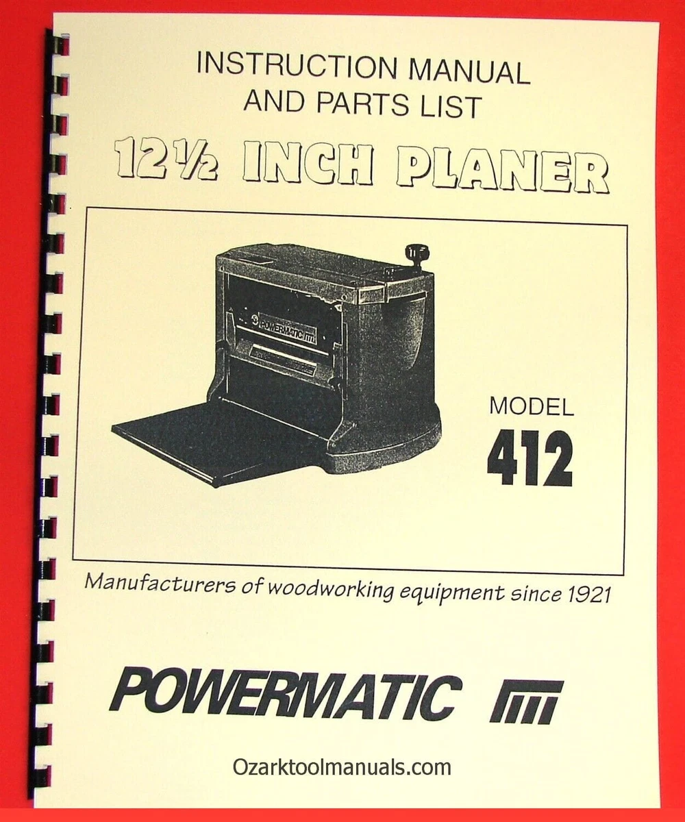 Powermatic 2024 thickness planer