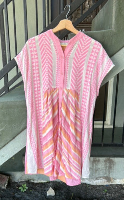 Devotion Twins Mini Dress Babydoll Dress Bohemian Festival Resortwear Vacation M