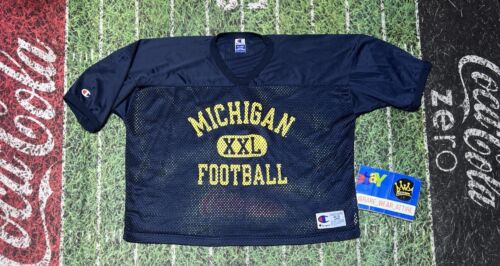 Champion Michigan Wolverines AUTHENTIC FOOTBALL Jersey 52 NCAA Practice