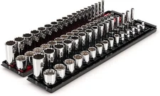 Tekton 3/8 Inch 12 Point Socket Set, 68 Piece (1/4-1 Inch, 6-24 Mm)
