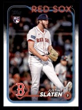 2024 Topps Update #US178 Justin Slaten Boston Red Sox RC