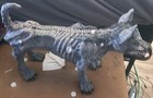 Grandin Road Standing Zombie Dog Retired Halloween Animated Prop — photo 4