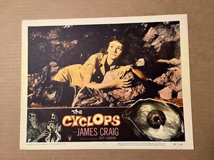The Cyclops Original Lobby Card Set Of 8 1957 Sci-Fi Gloria Talbot -VF