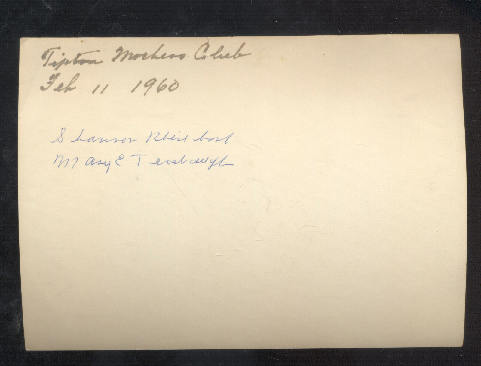 TIPTON MISSOURI VINTAGE PHOTOGRAPH TIPTON MOTHERS CLUB 1962 MO. eBay