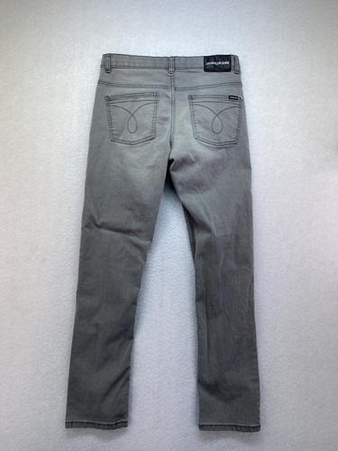 Calvin Klein Youth Girls Size 18 Gray Mid Rise Soft Skinny Jeans - Picture 3 of 9