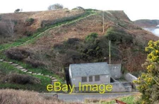 Photo 6x4 View across Lon Bridin/Beach Road from the cliff-top path Morf c2008