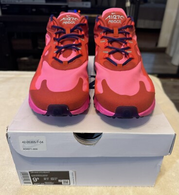 Nike Men's Air Max 270 React Style AO4971-600 Size “NEW