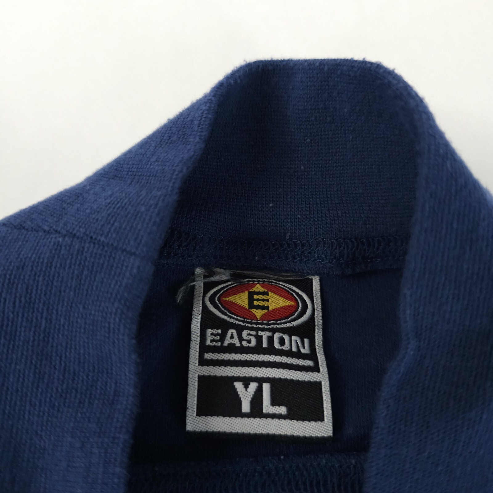 Easton Baseball Shirt Youth Large Team Collection Mock Neck Long Sleeve 2 Color