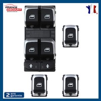 Platte Fensterheber Vorne Links + 3 Tasten Nuckel FüR Audi A6 A7 Q3 4G0959851