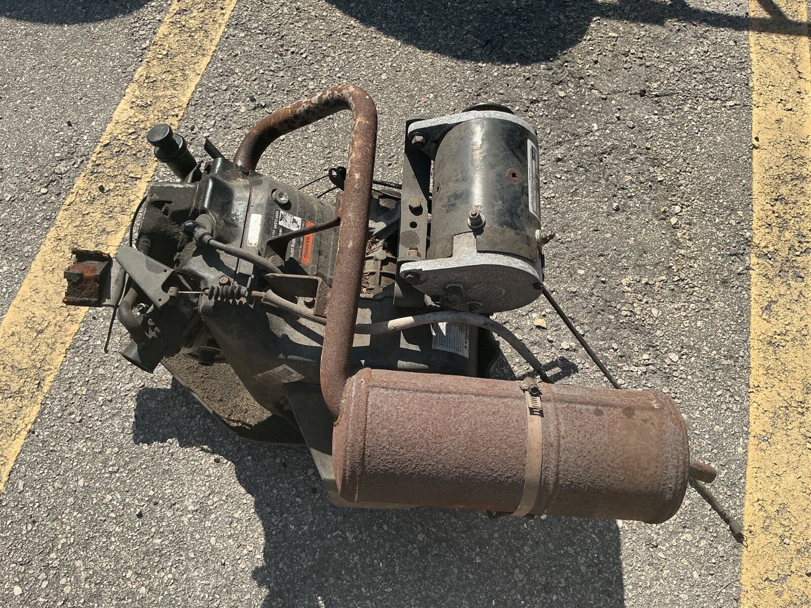Club car fe350d Fe350 350 gas engine motor golf cart starter muffler | eBay