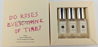 Jo Malone Roses Travel Cologne Trio 3 x9ml/0.3fl.oz. | eBay