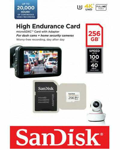 SanDisk High Endurance 32GB 64GB 128GB Micro SD Security Dash Cam Memory Card AU - Picture 6 of 12