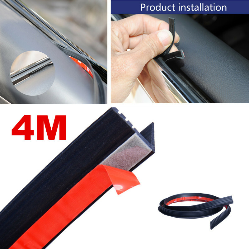 157" 4M Z Shape Car Door Window Trim Edge Moulding Rubber - Foto 2