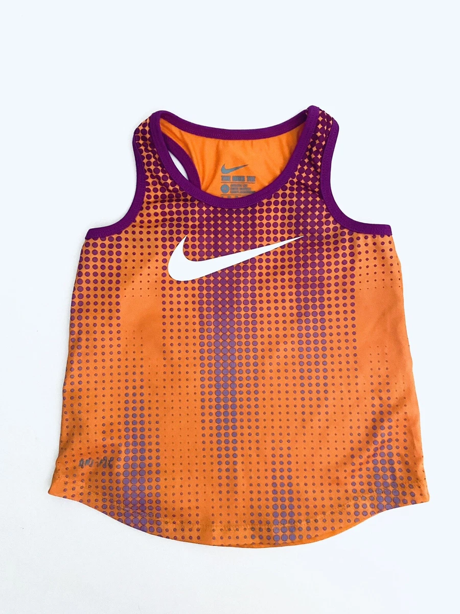 NEW Nike Dri-Fit Women's Athletic Basketball Sports Bra Orange Racerback