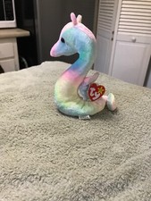 Ty Beanie Baby - Neon The Seahorse 1999 - Tag Errors