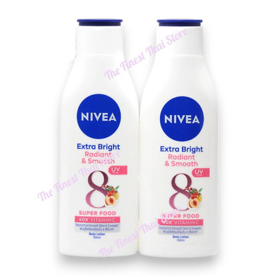 Nivea Extra Bright Radiant Smooth Body Lotion : 150ml Bundle of 2 Pieces