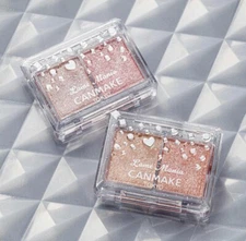 Canmake Tokyo eyeshadow Lame Mania 2025 Dual-Color Highlighter Pink Gold
