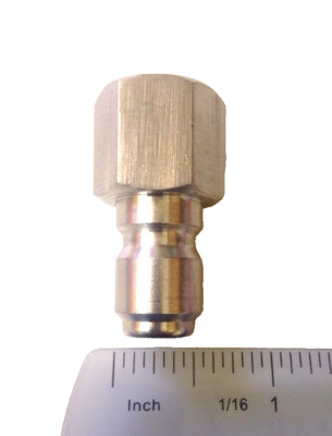 Quick Disconnect Plug -3/8 F NPT x 3/8 Plug - Stainless 5500psi  8.707-144.0