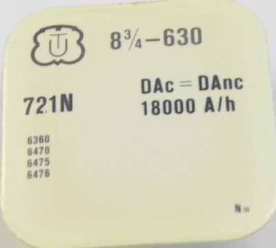 A Complete Balance Unit Unitas 8 3/4 630 Incabloc