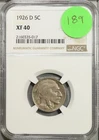 1926 D Buffalo Nickel NGC XF 40 Extra Fine #5-017