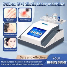 5IN1 980nm Diode Laser Machine Vascular Spider Veins Removal Nails fungus Device