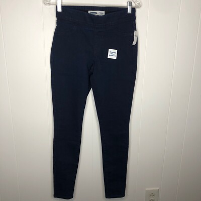 Old Navy Pull On Jean Jeggings Women's Size 2 Blue Super Skinny Stretch Soft NWT