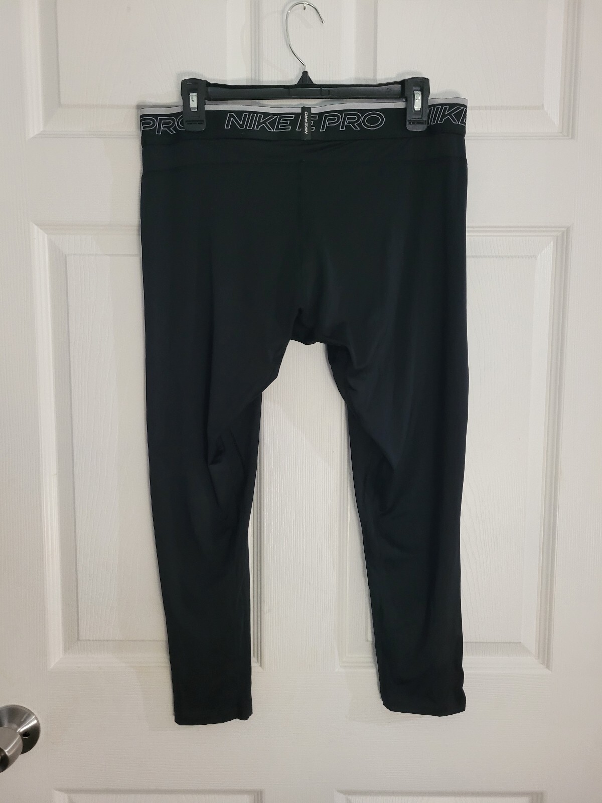 Men Size XXL Nike Pro Dri-fit Tight fit tights capri black image 4