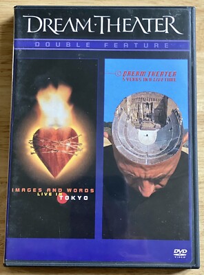 DREAM THEATER 2 DVD SET- IMAGES AND WORDS LIVE IN TOKYO / 5 YEARS