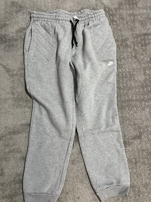 624182-063 Nike NSW FB Pant (heather grey) Medium Distres