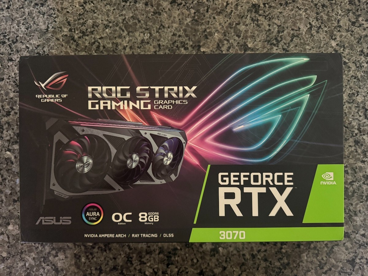 ASUS ROG Strix GeForce RTX 3070 8GB GDDR6 Graphics Card (90YV0FR1