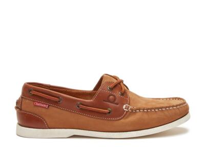Chatham Herren Galley II Hellbraun Premium Leder Bootsschuhe