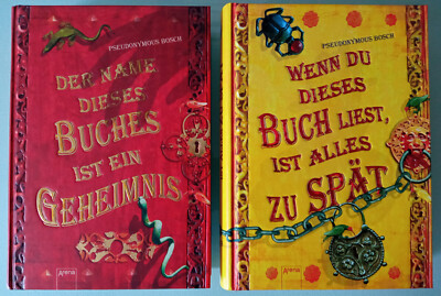 2 x Pseudonymous Bosch - Der Name dieses Buches ist ein Geheimnis - Paket