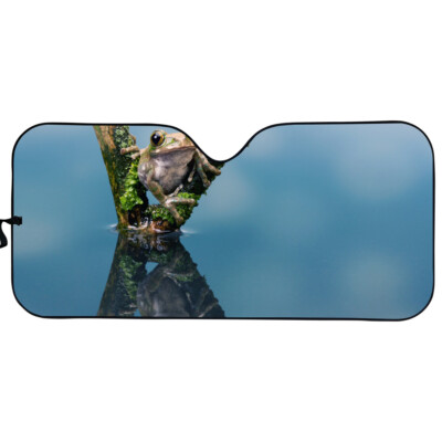 Tree Frog Auto Car Foldable Sun Shade Visor Windshield Rear Window Block Uv #2