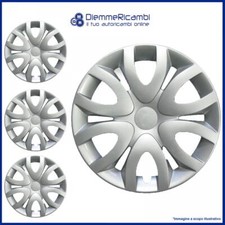 SERIE 4 BORCHIE - 4 COPRICERCHI COPPE RUOTA 15 PER RENAULT CLIO IV 2012->2019