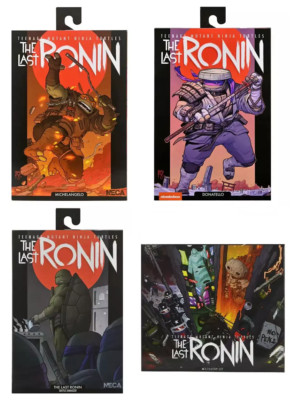 NECA THE LAST RONIN Splinter Raphael Donatello Michelangelo TMNT Figuren