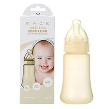 aMACEing Zero Leak Baby Bottle with Anti-Colic Vent and Variable Flow Leak-Pr...