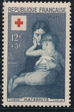 TIMBRE FRANCE 1006** Croix Rouge  1954