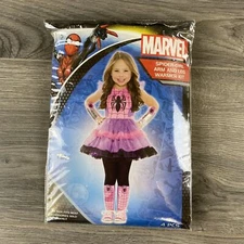 Marvel Spider-Girl Child Arm And Leg Warmer Kit Halloween Costume Accessory